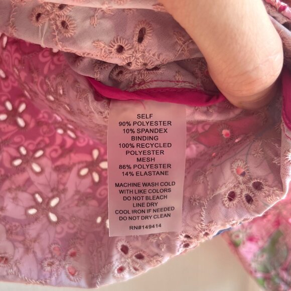 Johnny Was Floral Eyelet Jacket - Picture 11 of 11